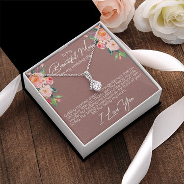 Mom Wedding Day Alluring Beauty Necklace - Love You This Much